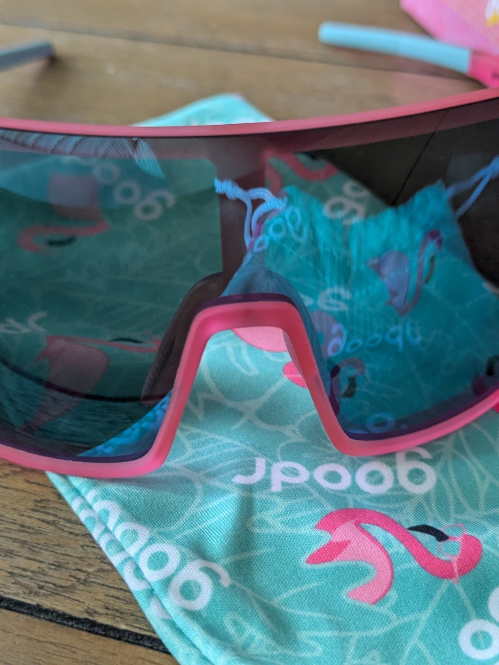 Goodr Astro G Pink "Ready The Confetti Canon" Active Sunglasses - Picture 6 of 10